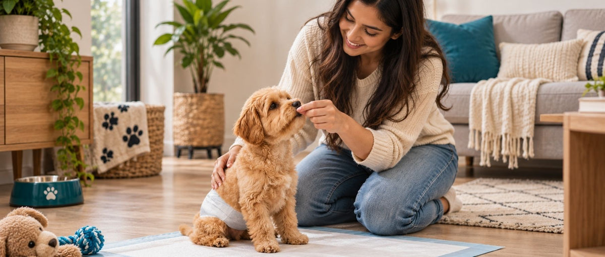 House Training a Puppy: Using Training Pads the Right Way