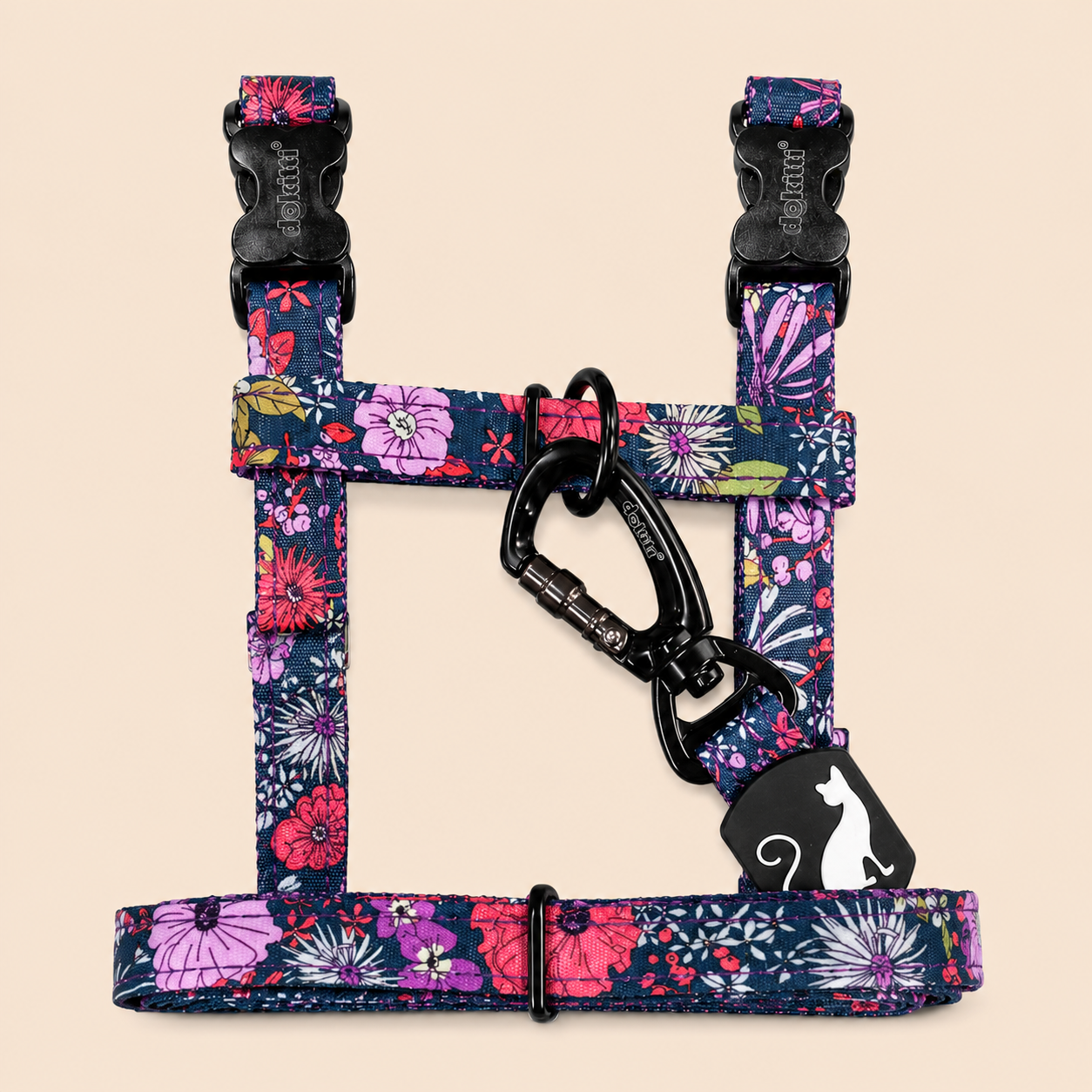 FLORAL BLISS CAT LEASH & HARNESS SET