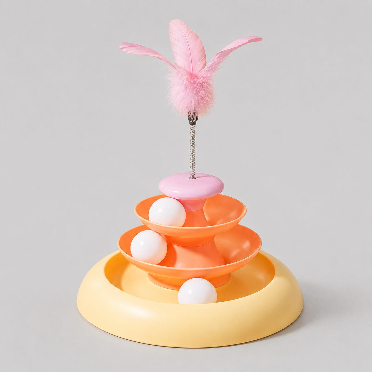 FEATHERSPIN CAT ROLLER TOWER