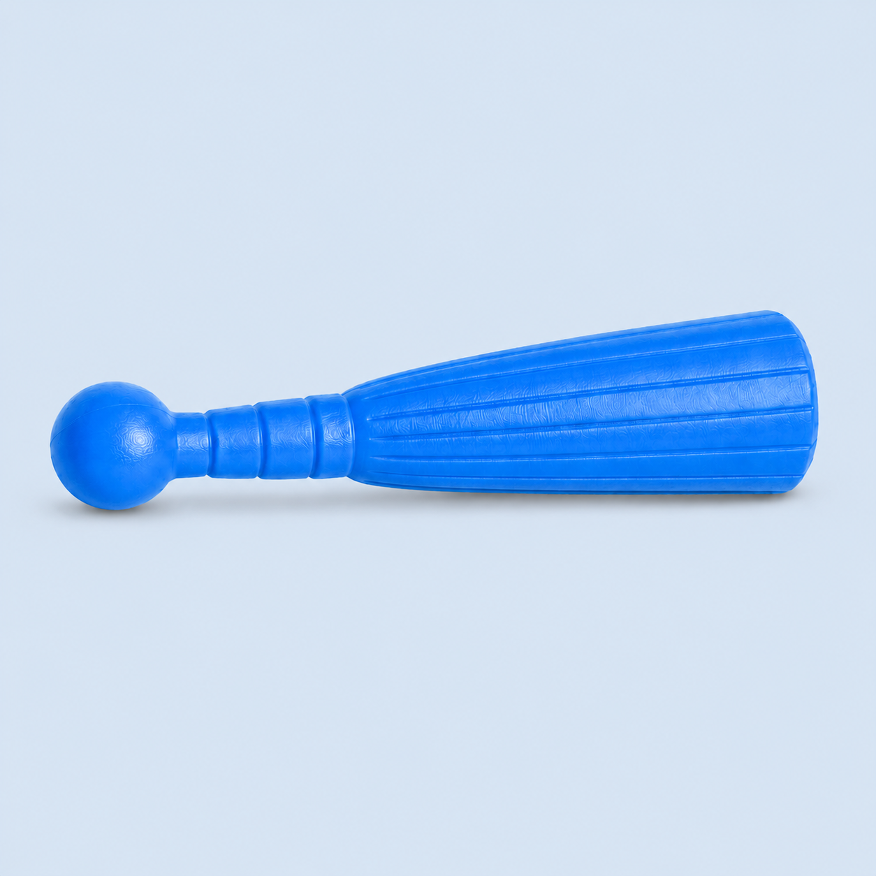 Dokitti Squeaky Rubber Baseball Bat Dog Toy Blue
