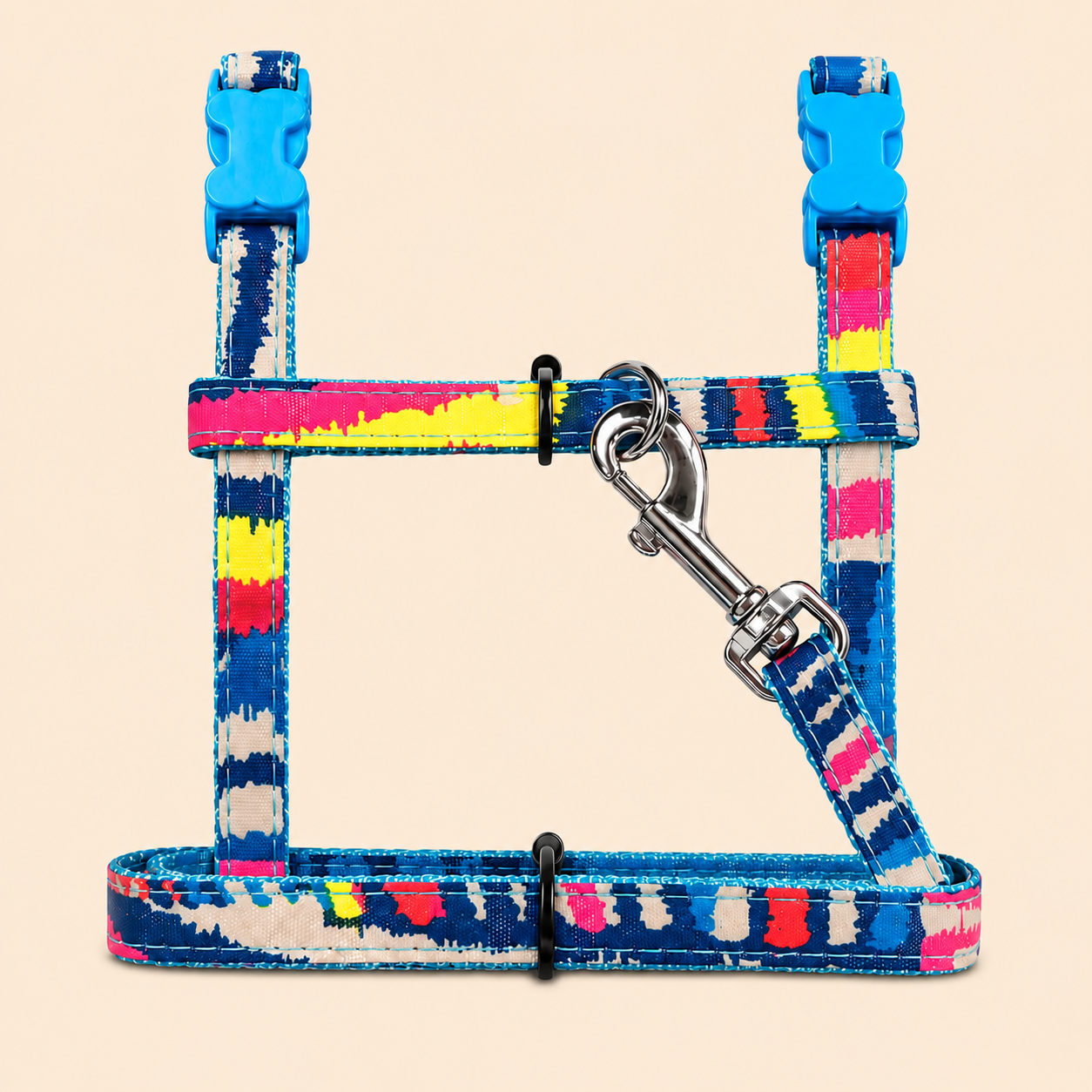 COLOR POP CAT LEASH & HARNESS SET