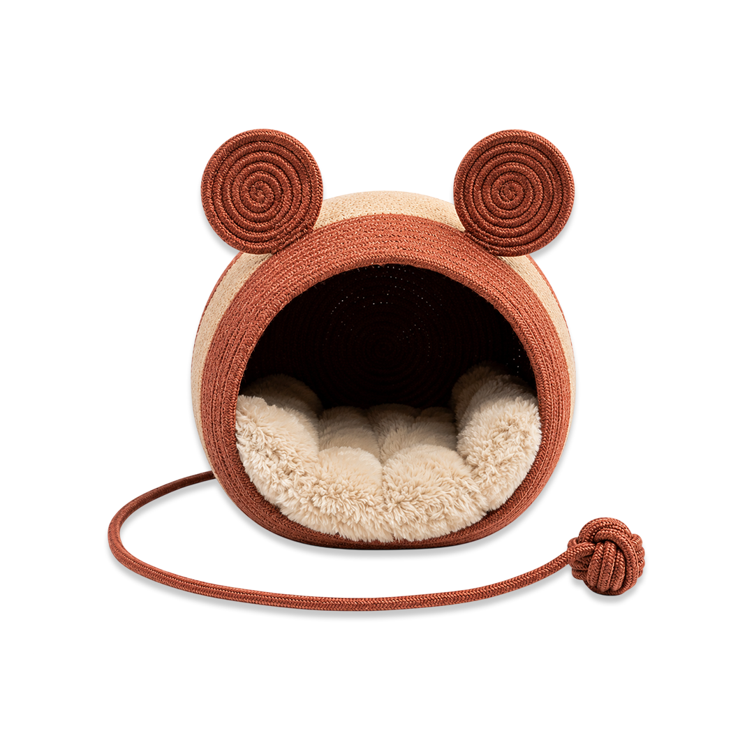 Dokitti Cozy Nest Woven Rope Cat Bed