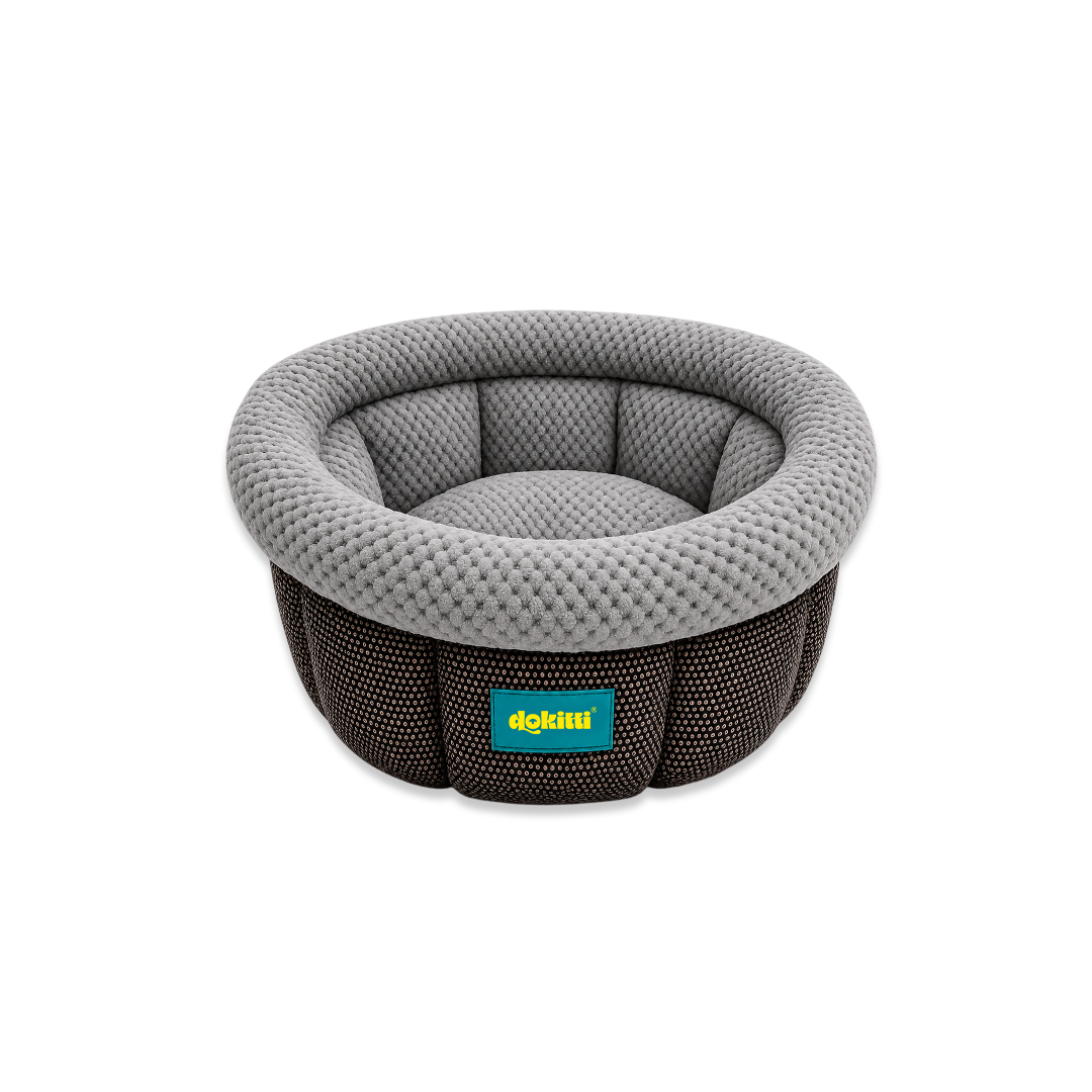 Dokitti Cuddle Cup Calming Pet Bed