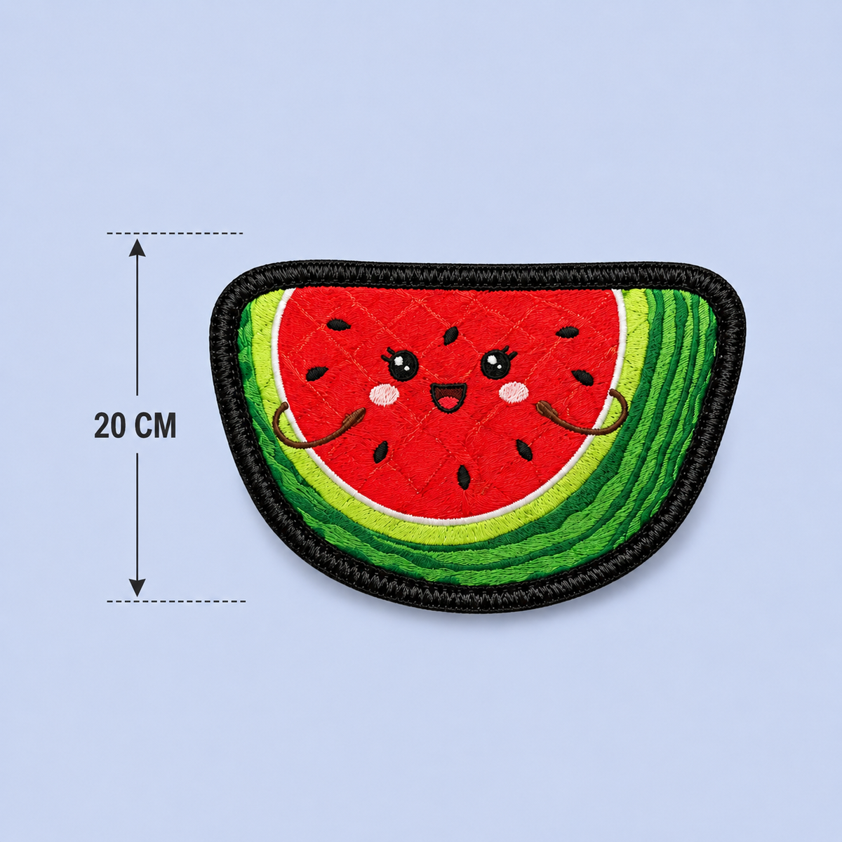 Dokitti DuraDog Tuff Watermelon Plush Chew Toy for Dogs