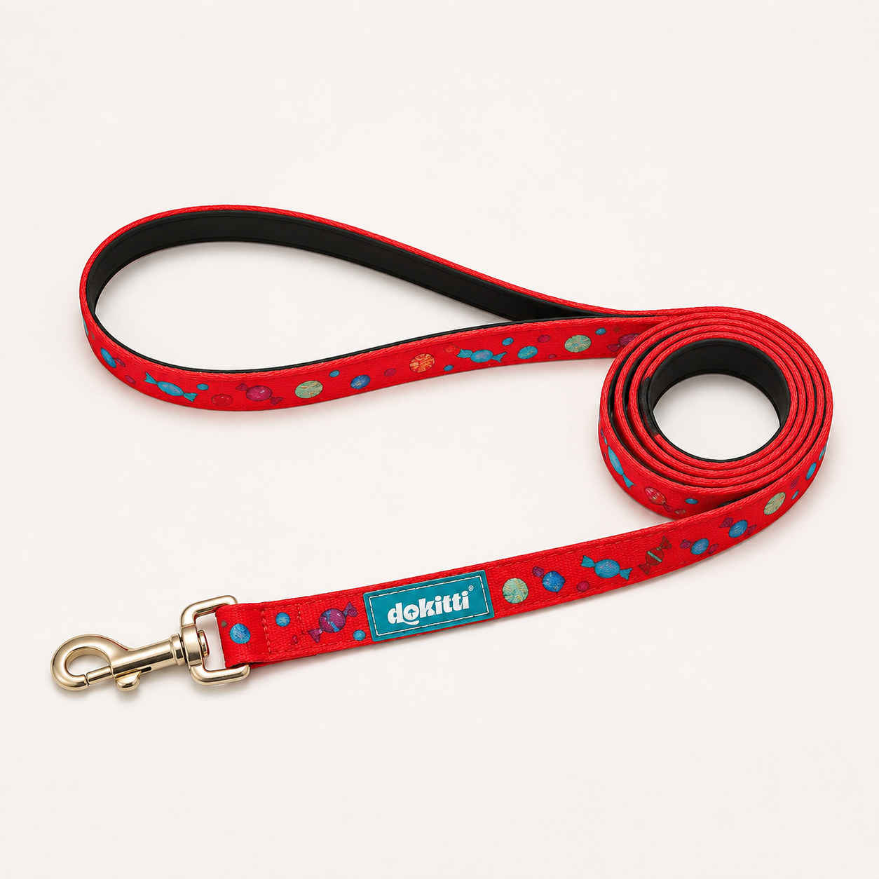 Printed Leash with Neoprene Padding (Small)