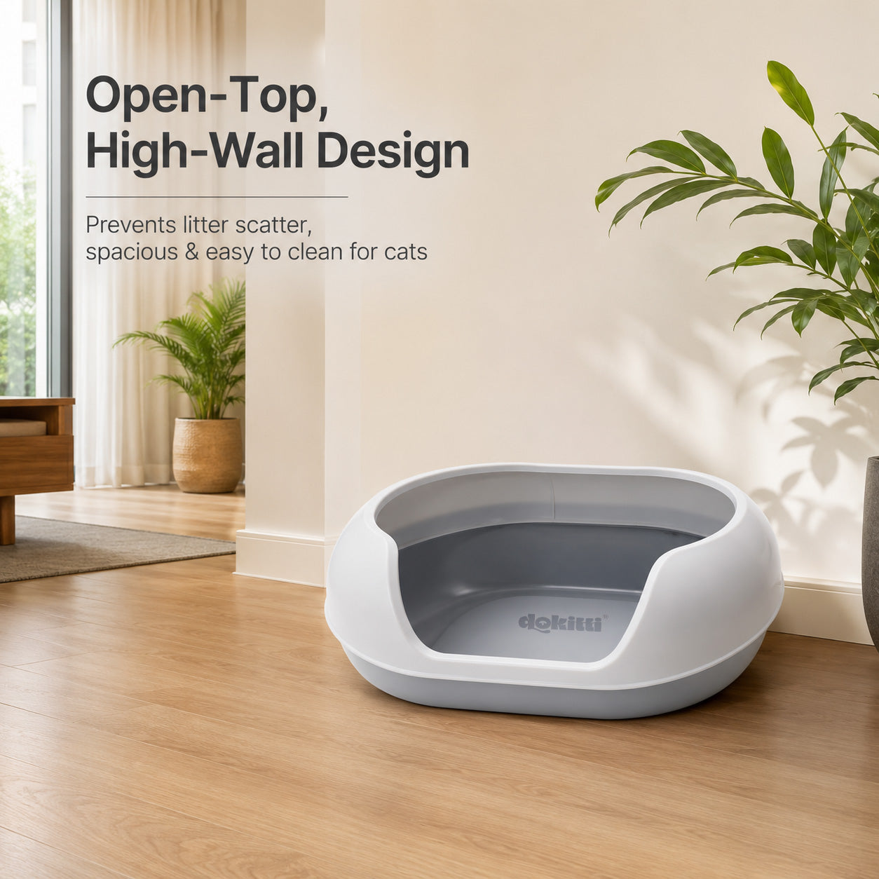 SPLASHGUARD CAT LITTER TRAY