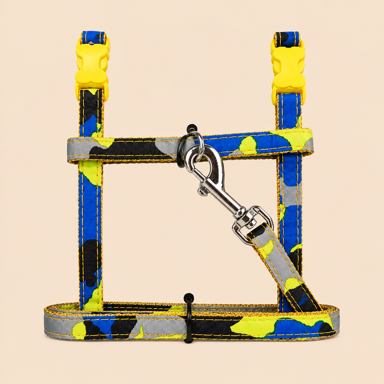 NEON SPLASH CAT LEASH & HARNESS SET