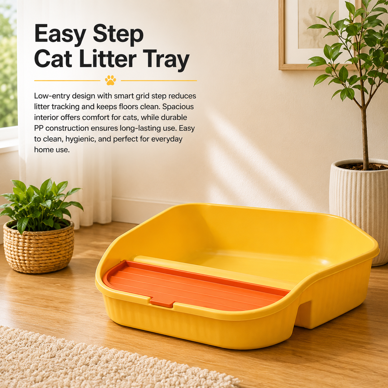 Easy Step Cat Litter Tray