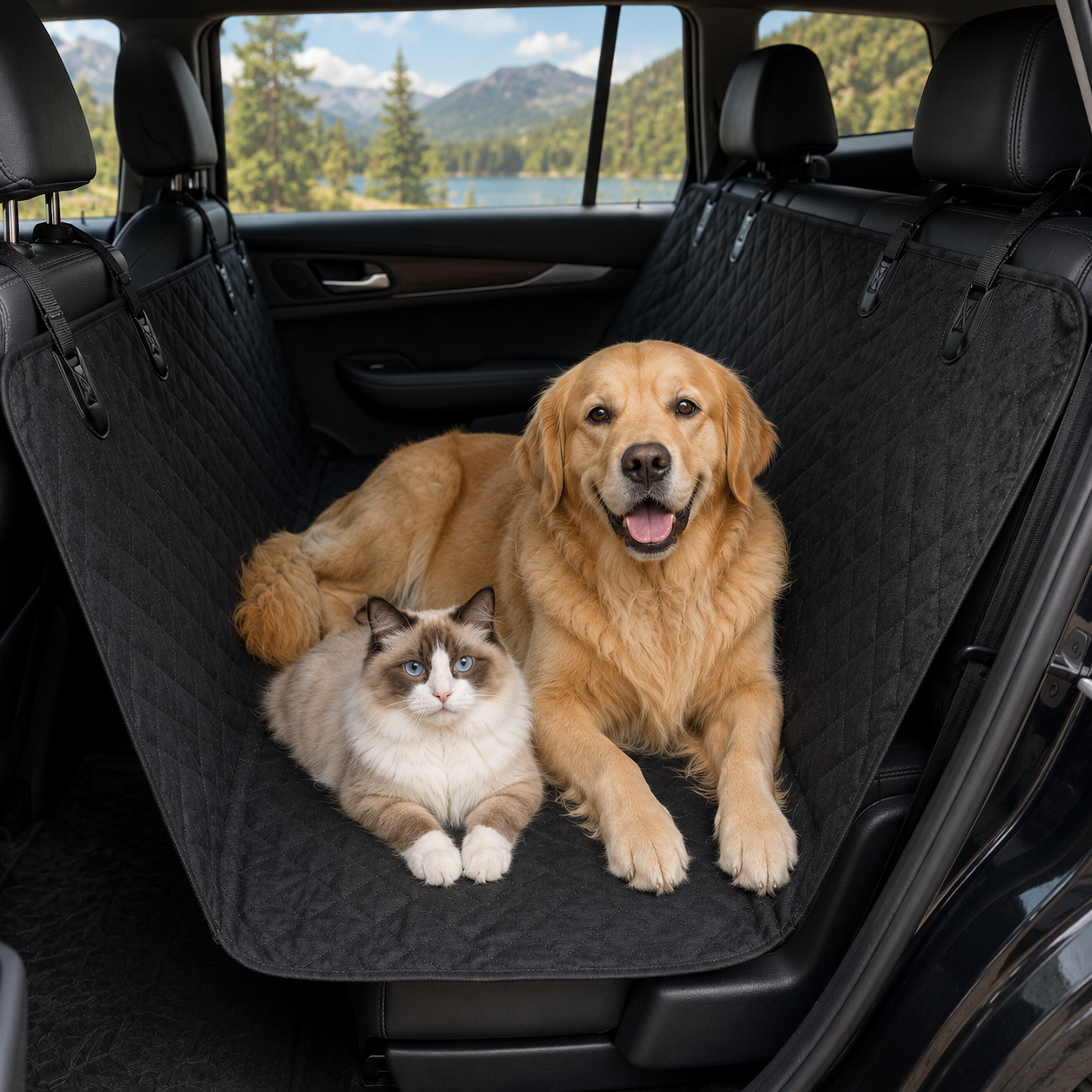 Dokitti Waterproof Dog Car Seat Cover Hammock