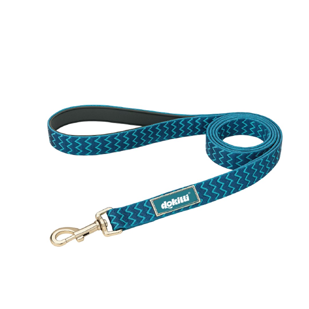 Printed Leash with Neoprene Padding(Medium)