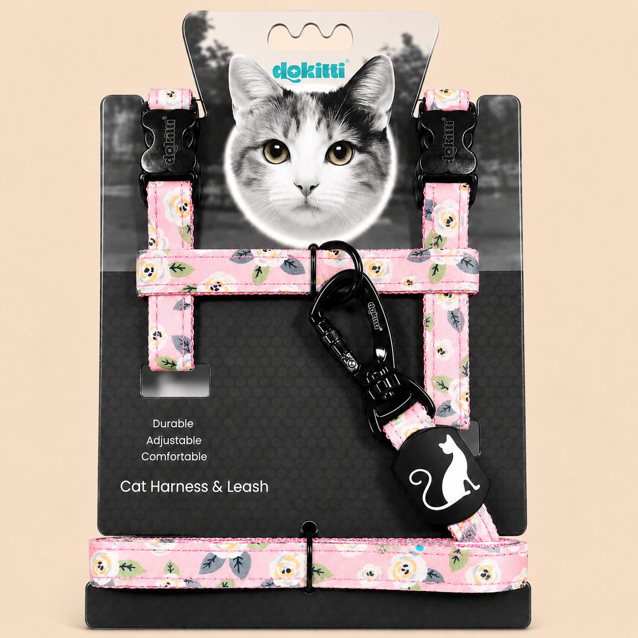 CAT LEASH & HARNESS SET