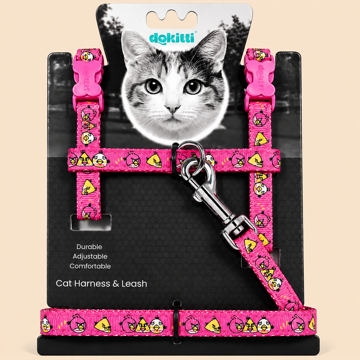 ANGRY BIRD CAT LEASH & HARNESS SET