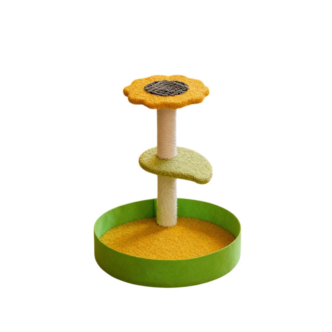 SUNBLOOM CAT SCRATCHER & BED