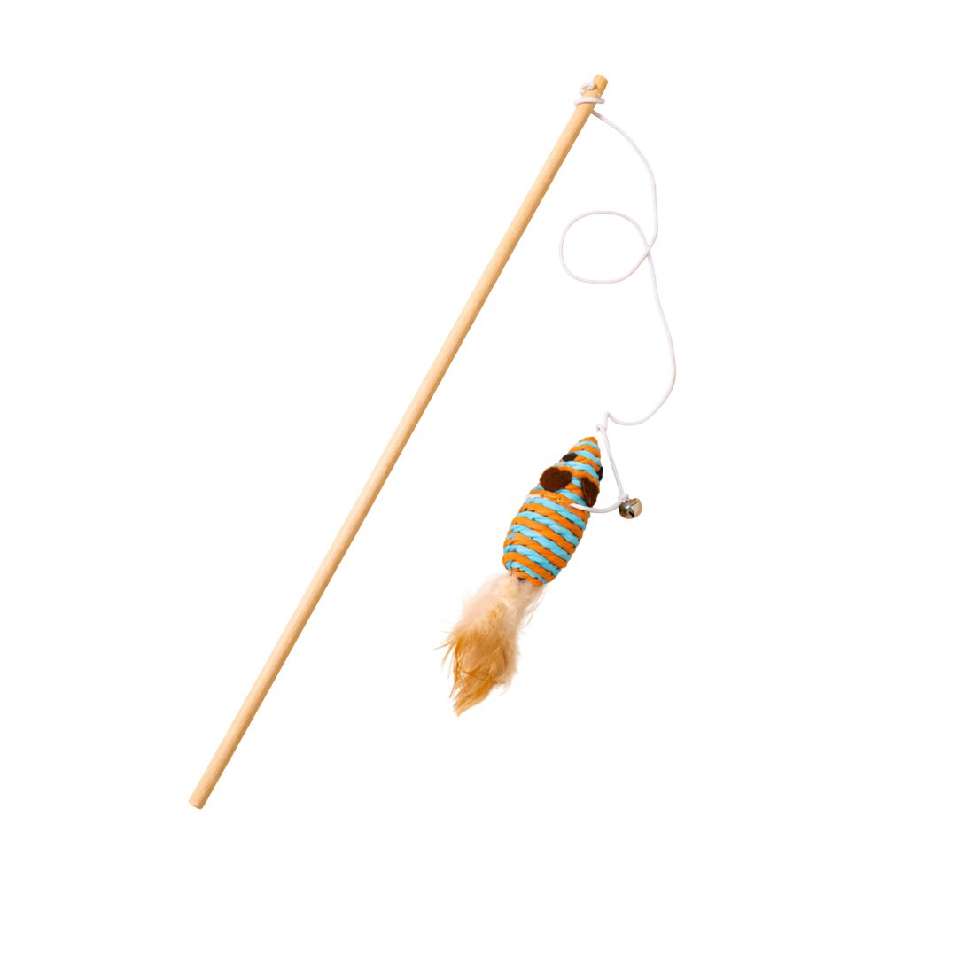 MOUSE HUNT CAT TEASER WAND