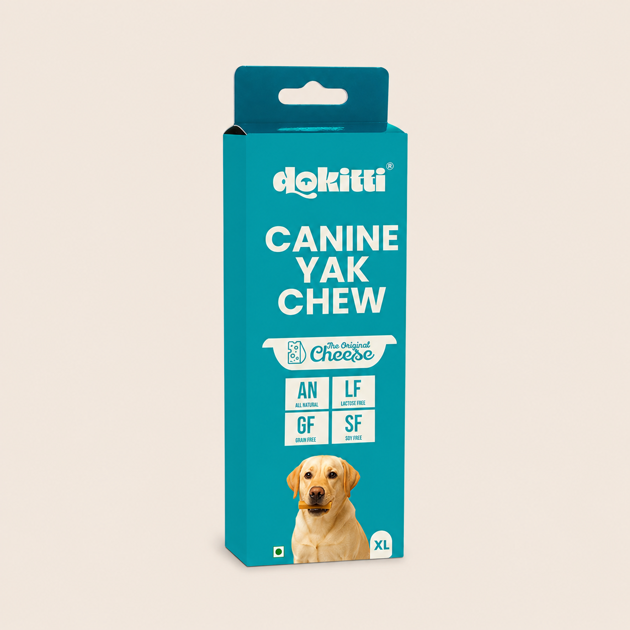 Dokitti Canine Yak Chew, Cheese – Long-Lasting | 100g