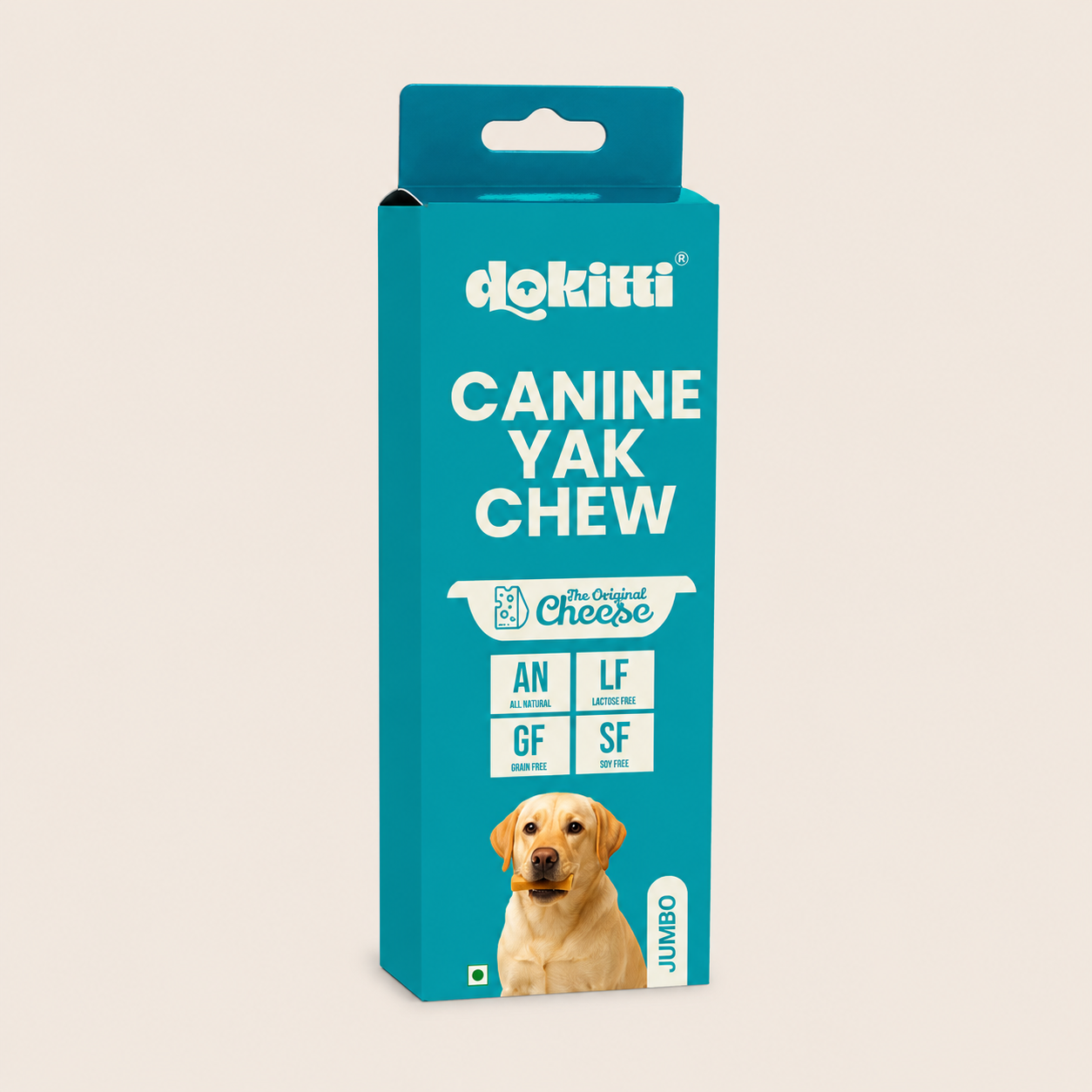 Dokitti Canine Yak Chew, Cheese – Long-Lasting | 130g