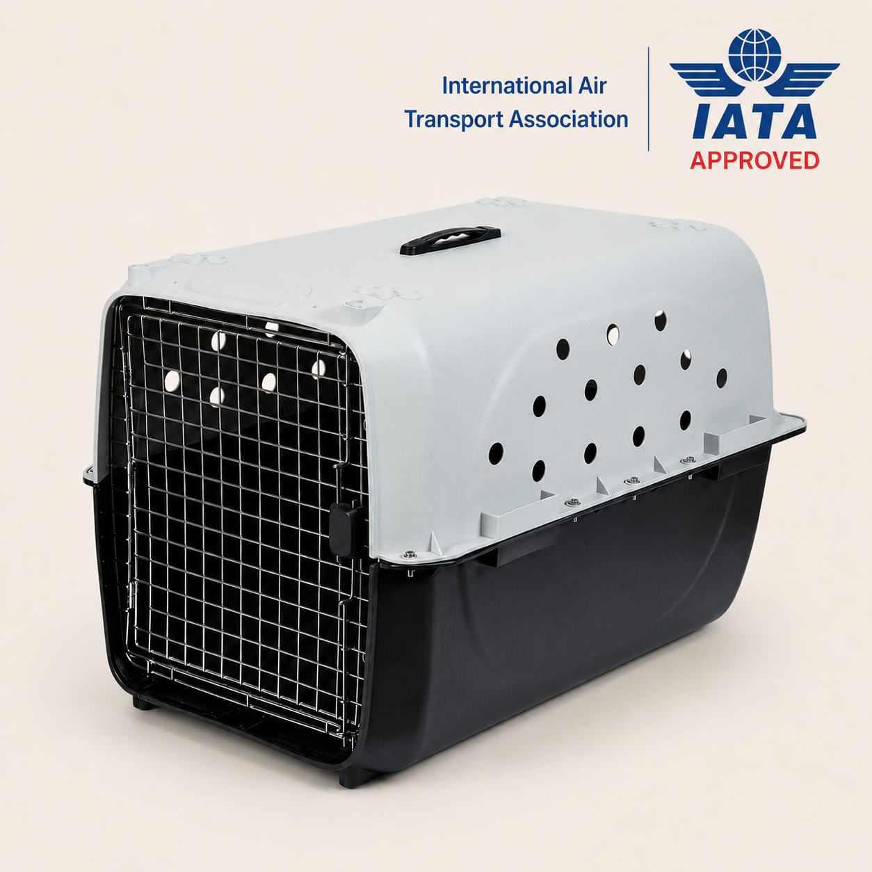 Dokitti Pawport Max – IATA-Approved Large Dog Travel Crate | Airline Flight Carrier