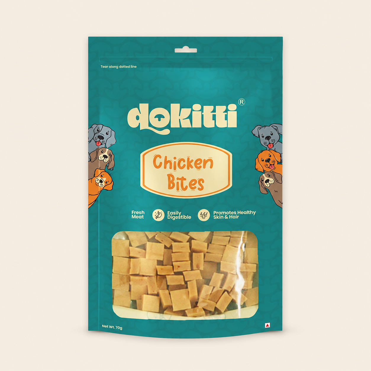Dokitti Chicken Bites – Dog Training Treats