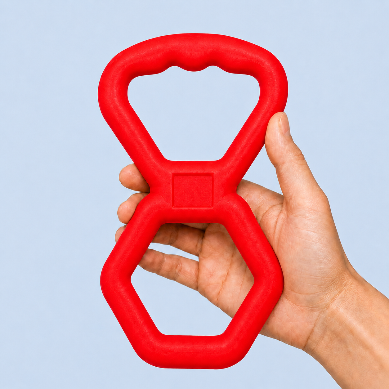 Dokitti Strong Rubber Tug Toy for Dogs- Red