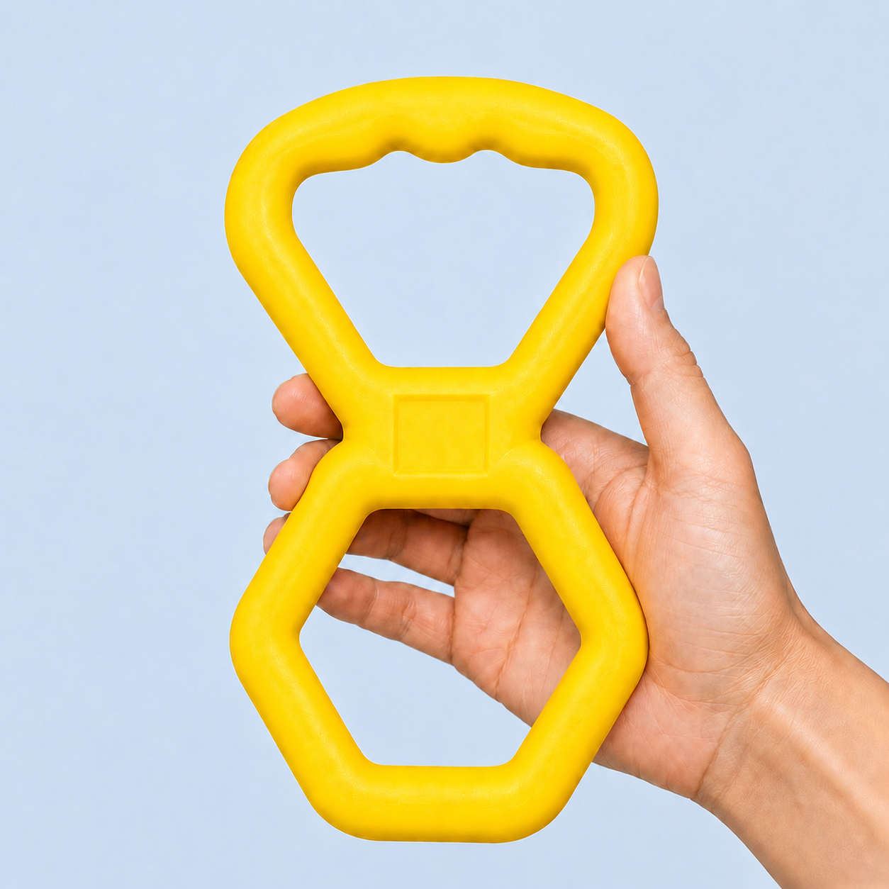 Dokitti Strong Rubber Tug Toy for Dogs- Yellow