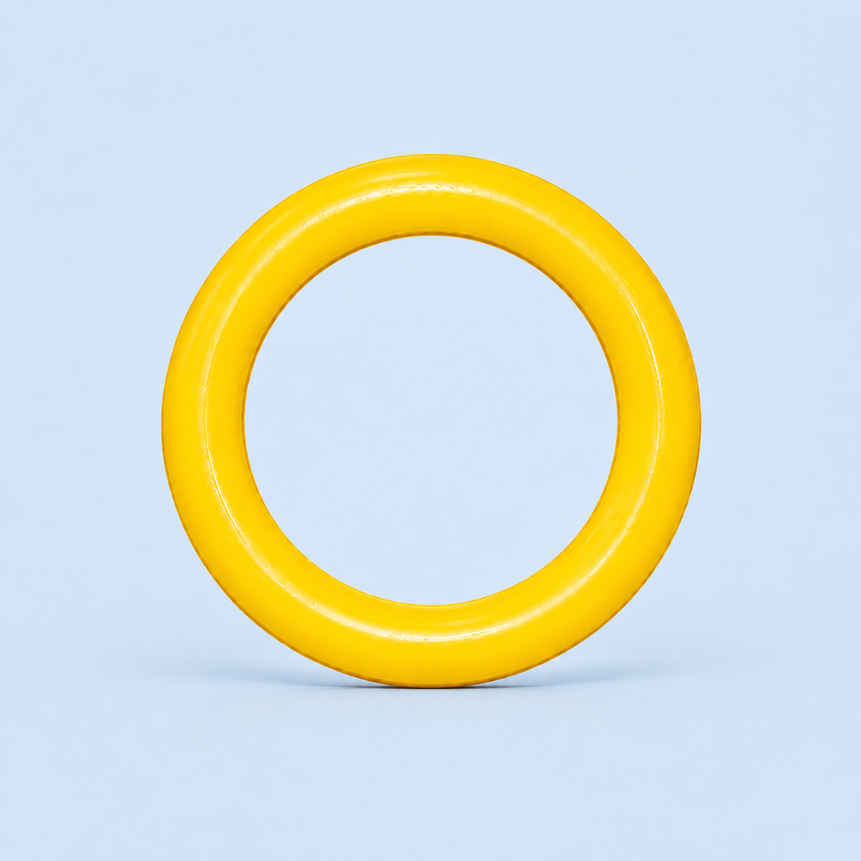 Dokitti Rubber Ring Dog Toy - Yellow