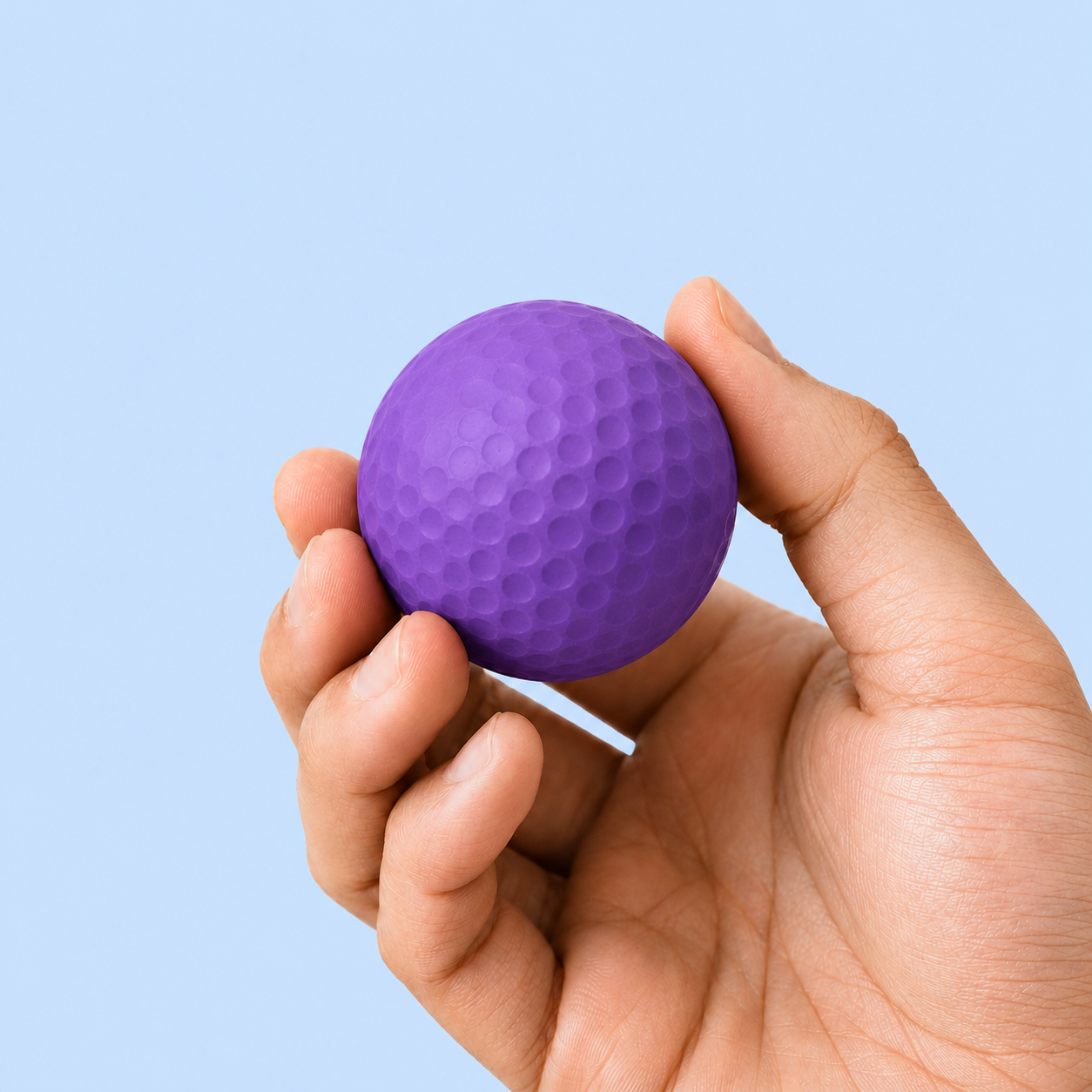 Dokitti EVA Golf Ball for Dogs – Bouncy Fetch & Interactive Toy, Purple
