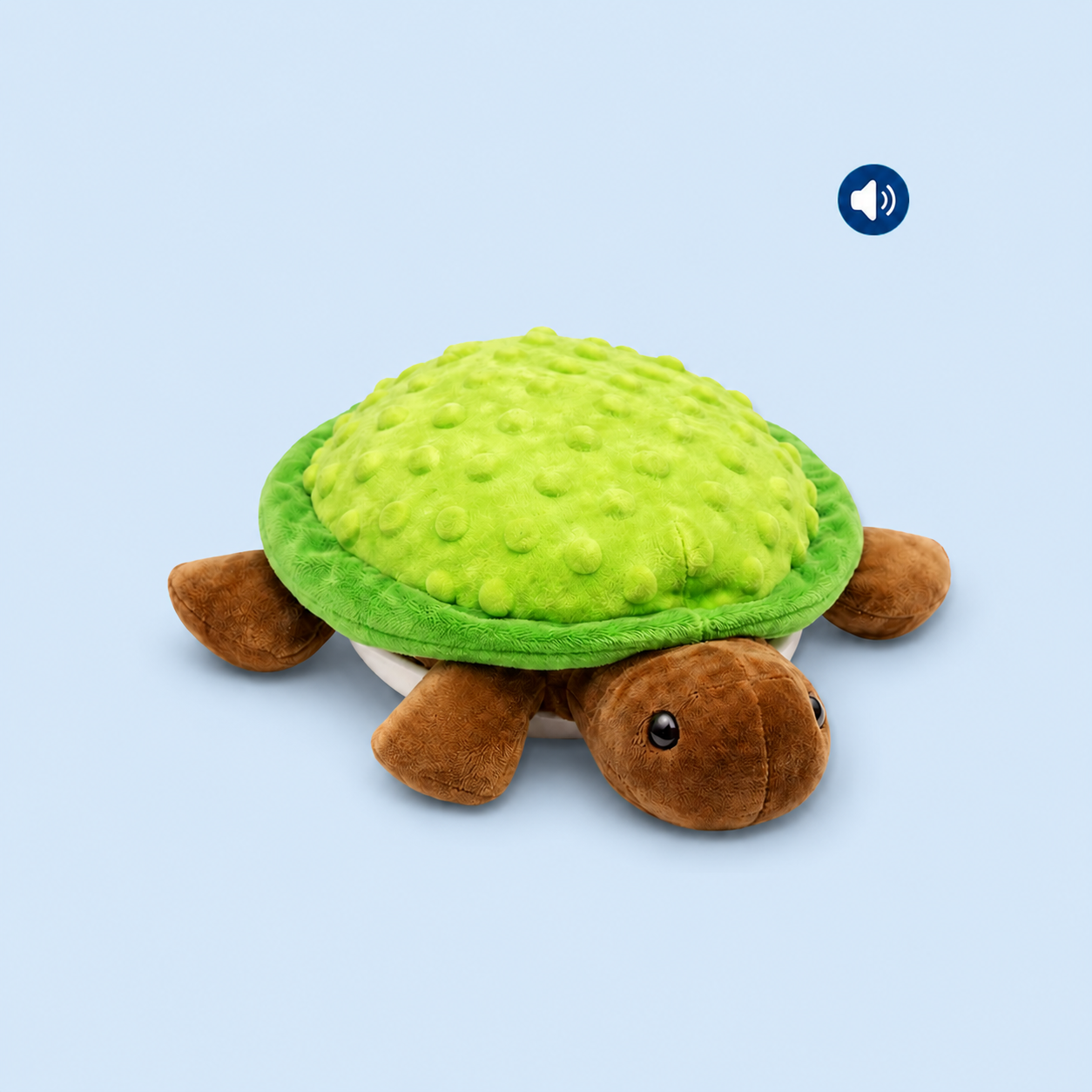 Dokitti Turtle Plush Dog Toy with Squeaker