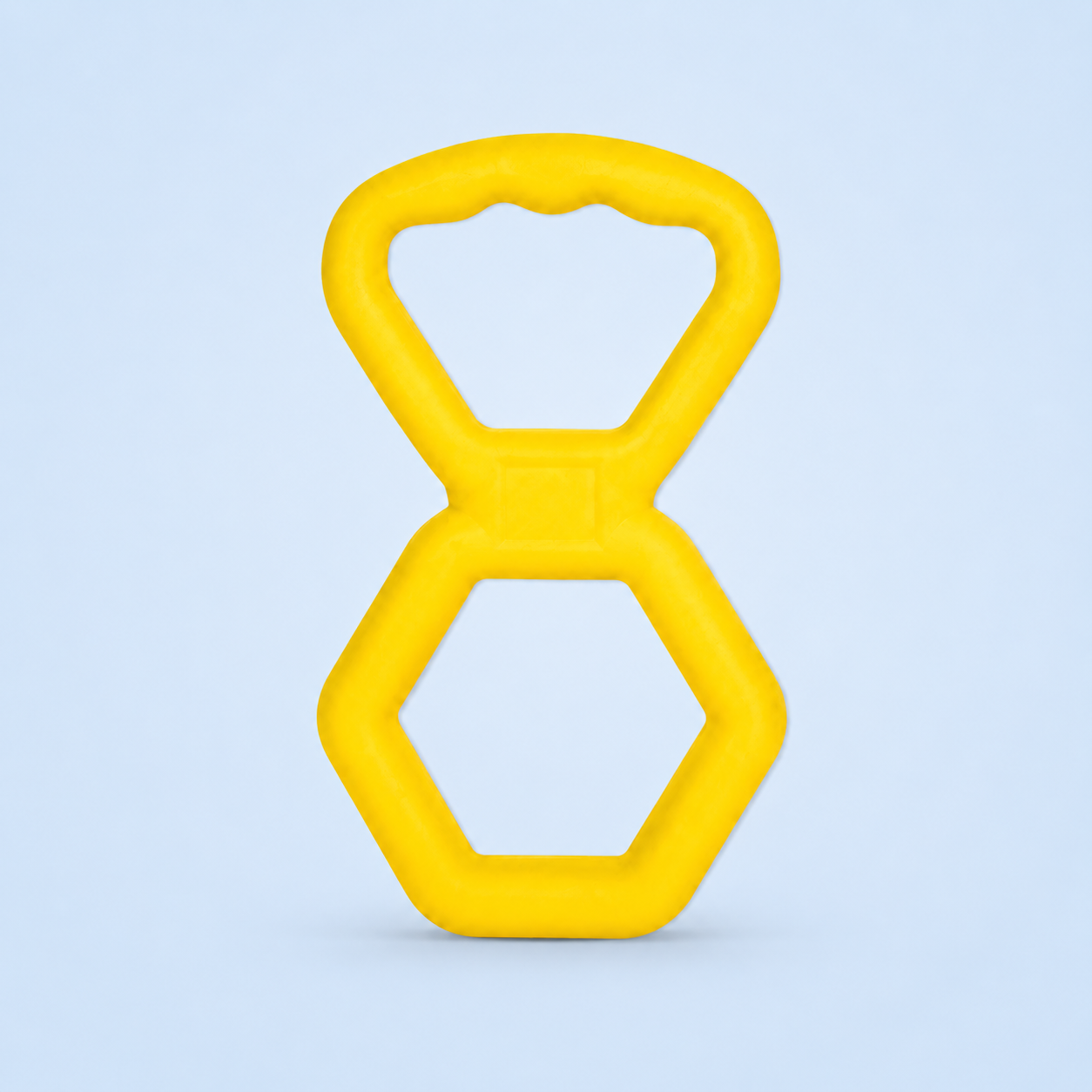 Dokitti Strong Rubber Tug Toy for Dogs- Yellow