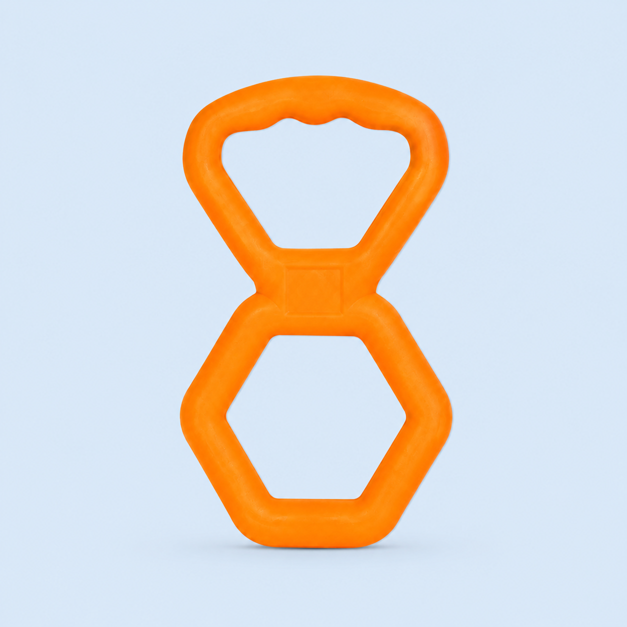 Dokitti Strong Rubber Tug Toy for Dogs- Orange