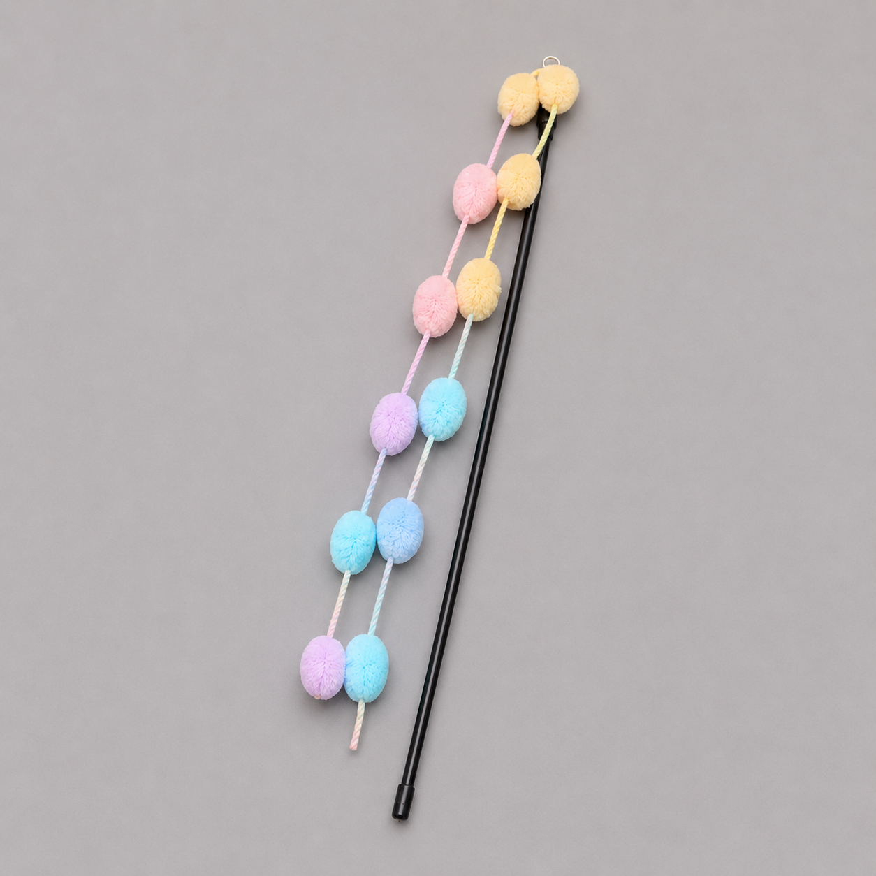 POMPOM CHASE CAT TEASER WAND