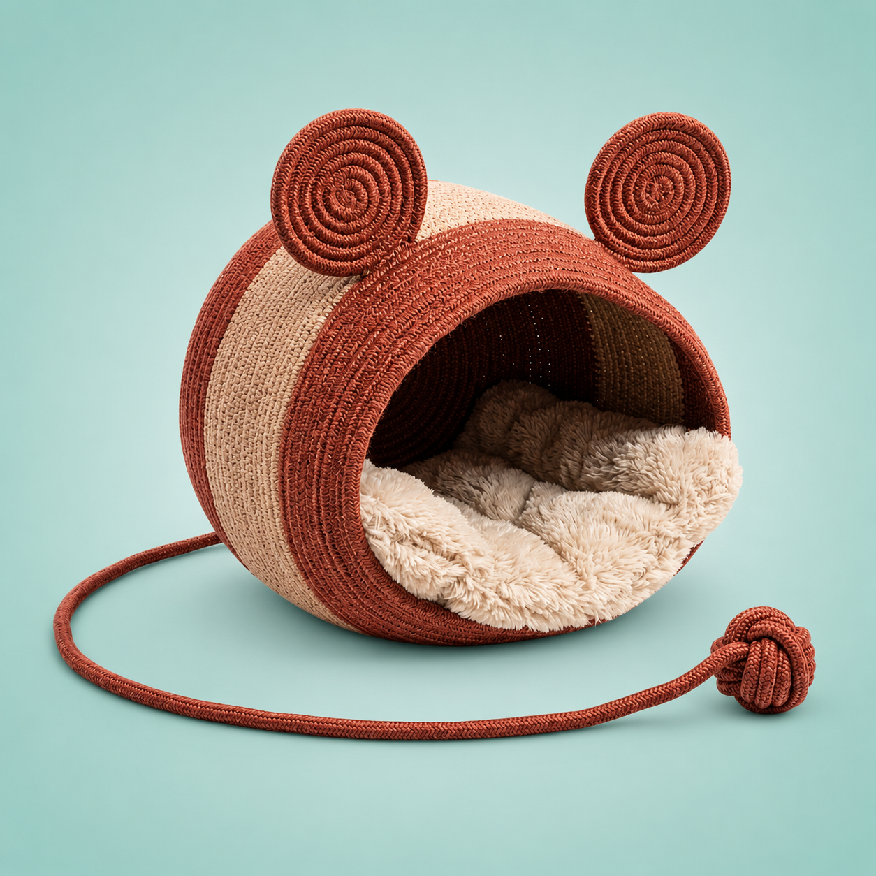 Dokitti Cozy Nest Woven Rope Cat Bed
