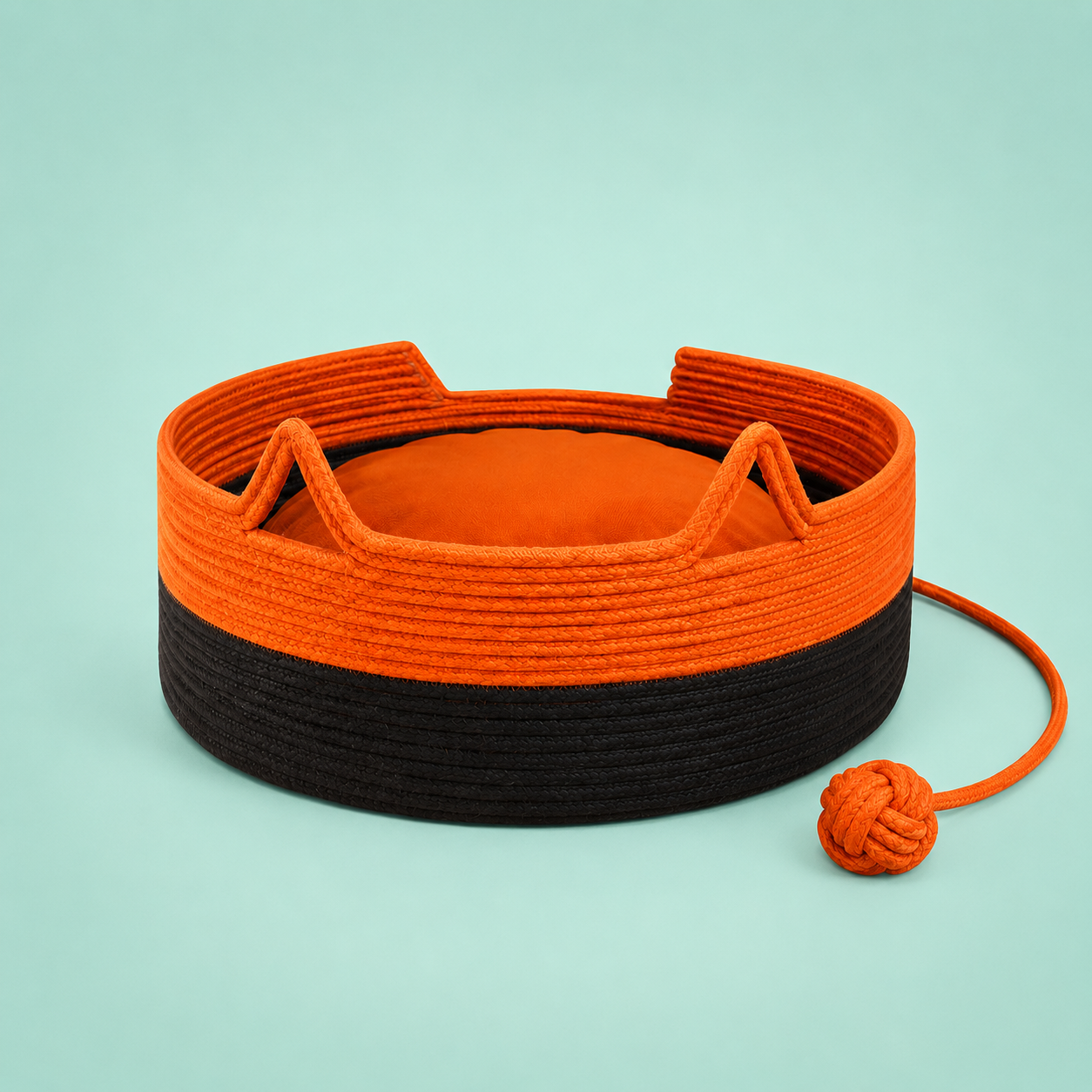Dokitti Snuggle Pod Woven Cotton Cat Cave Bed