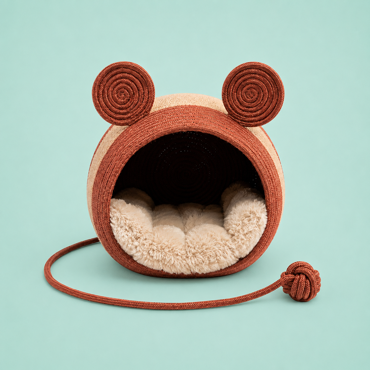 Dokitti Cozy Nest Woven Rope Cat Bed