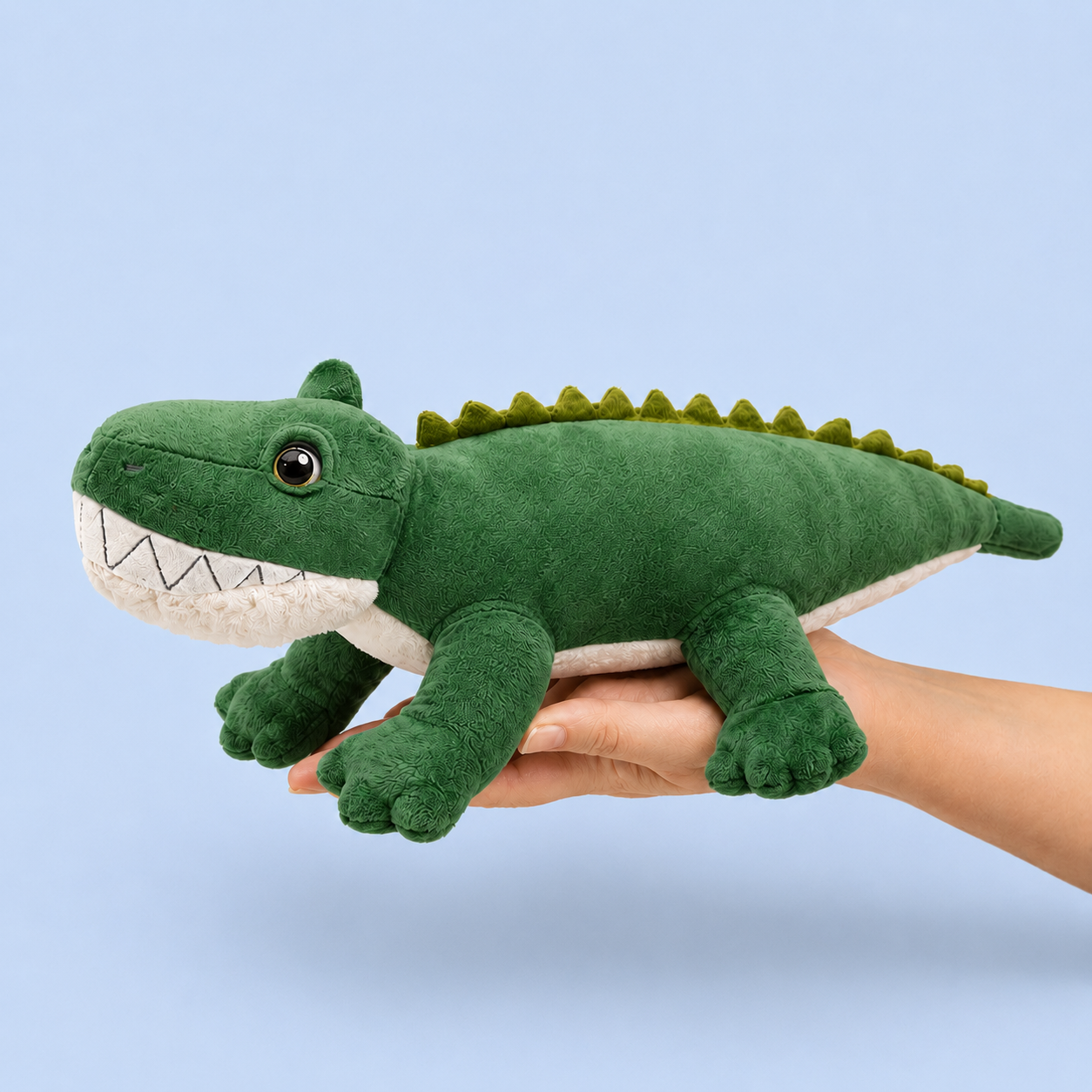 Dokitti SoftCroc Plush Dog Toy with Squeaker
