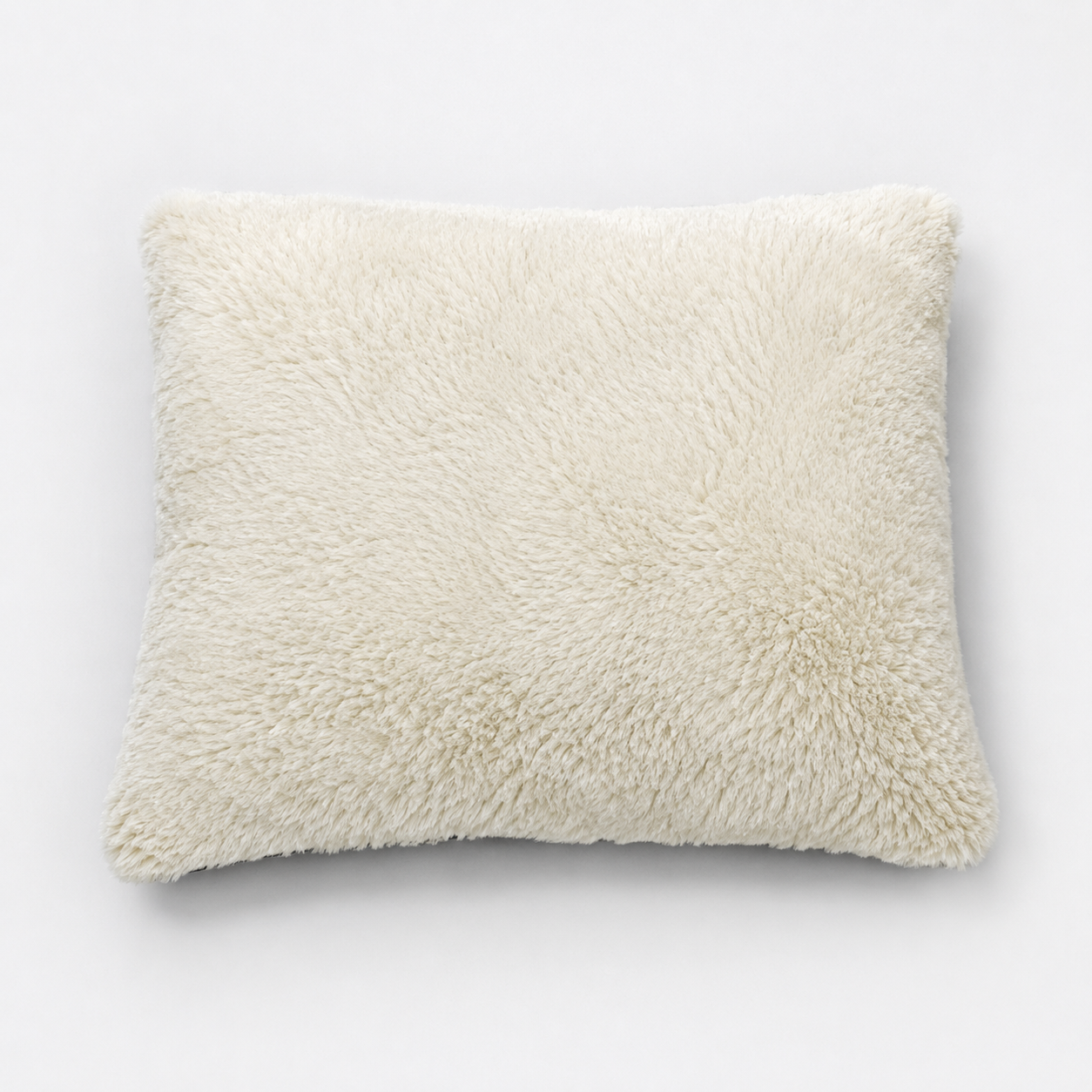 Dokitti White Fur Pillow Pet Bed