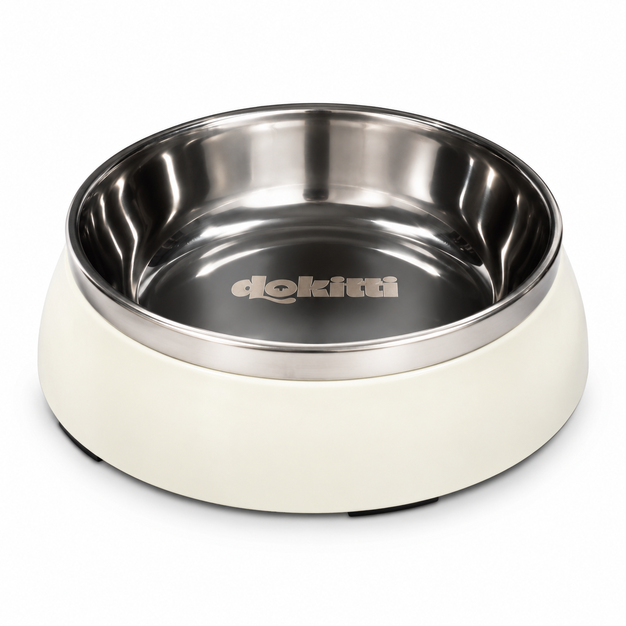 Dokitti Fusion Non-Slip Steel Pet Bowl