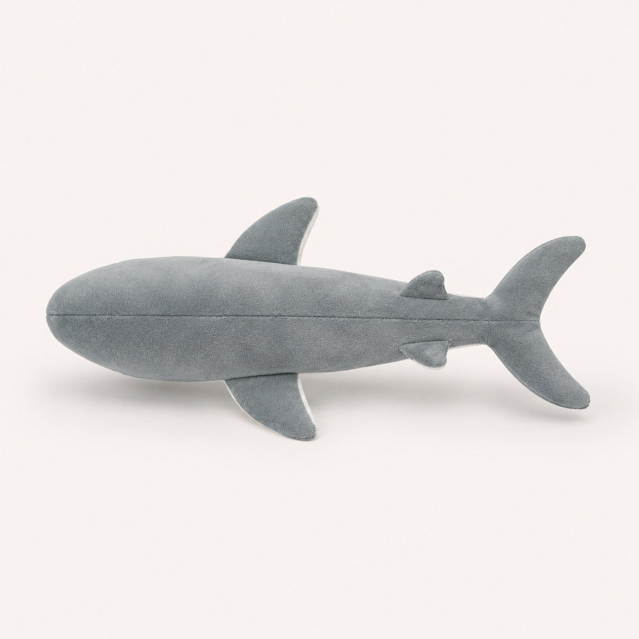 Dokitti SoftFin Shark Plush Dog Toy with Squeaker