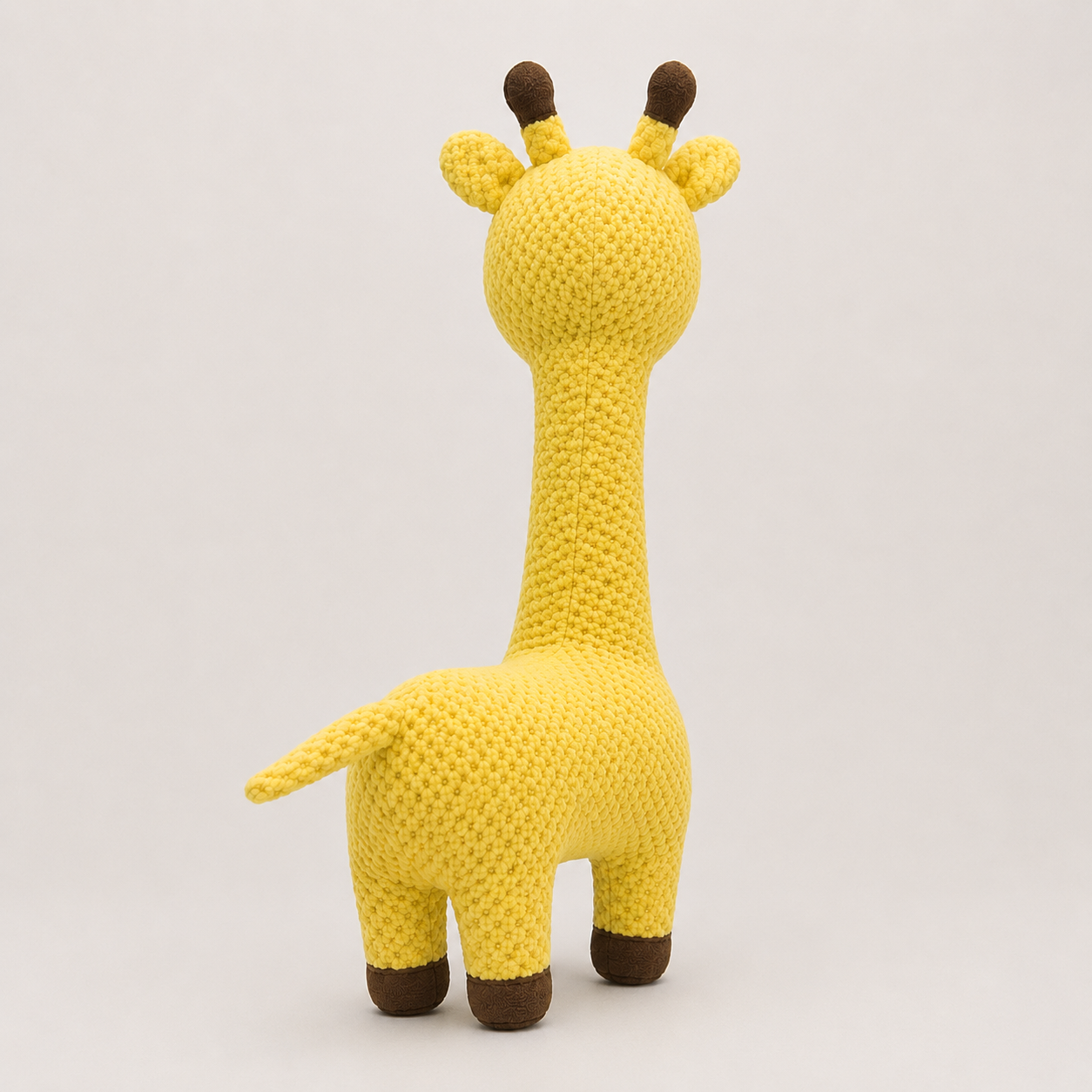 Dokitti SoftNeck Giraffe Plush Dog Toy with Squeaker