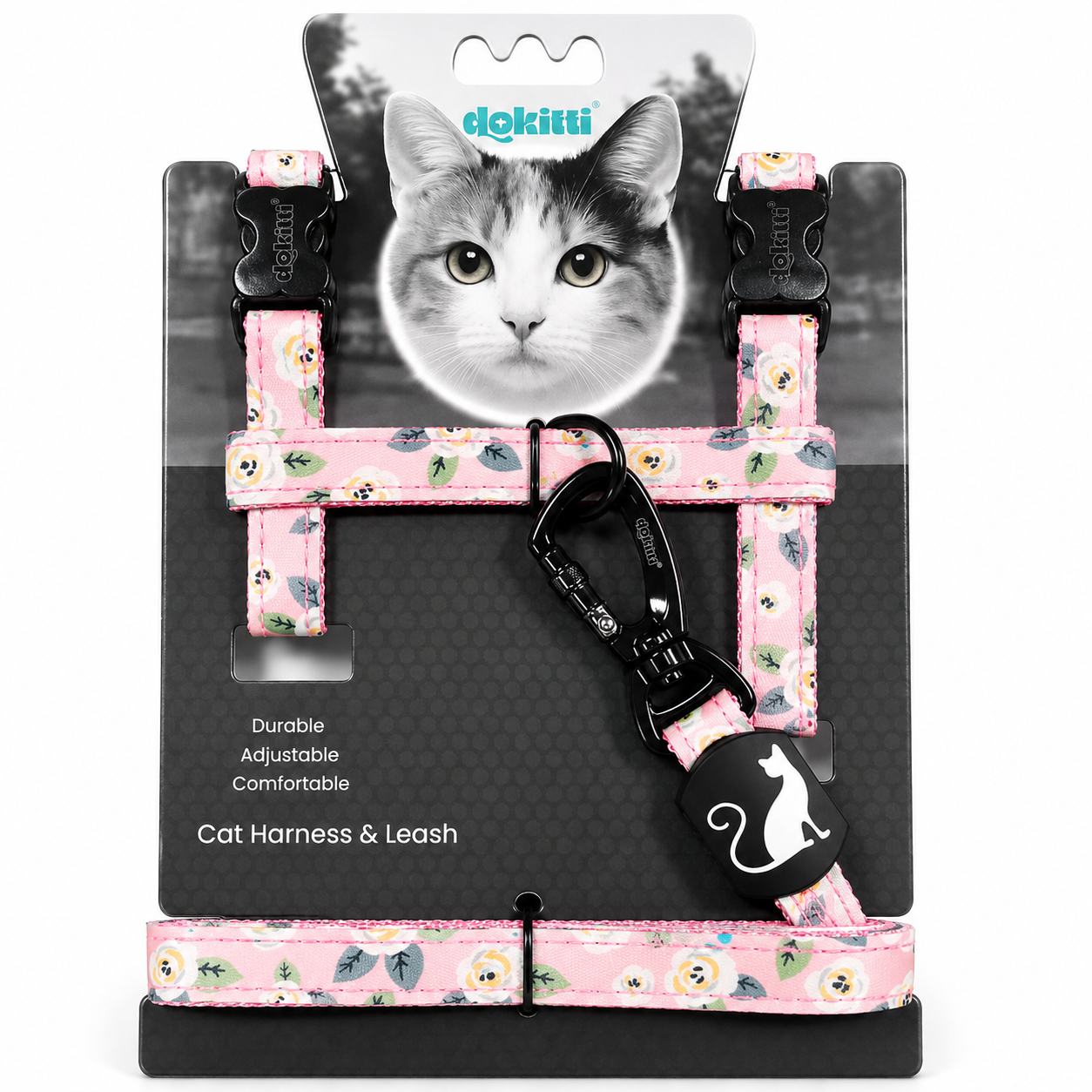BLOSSOM CAT LEASH & HARNESS SET