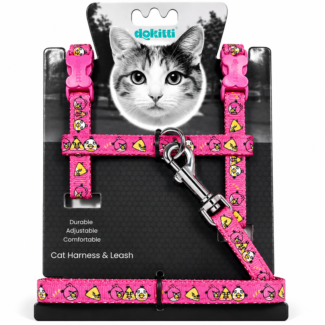 ANGRY BIRD CAT LEASH & HARNESS SET