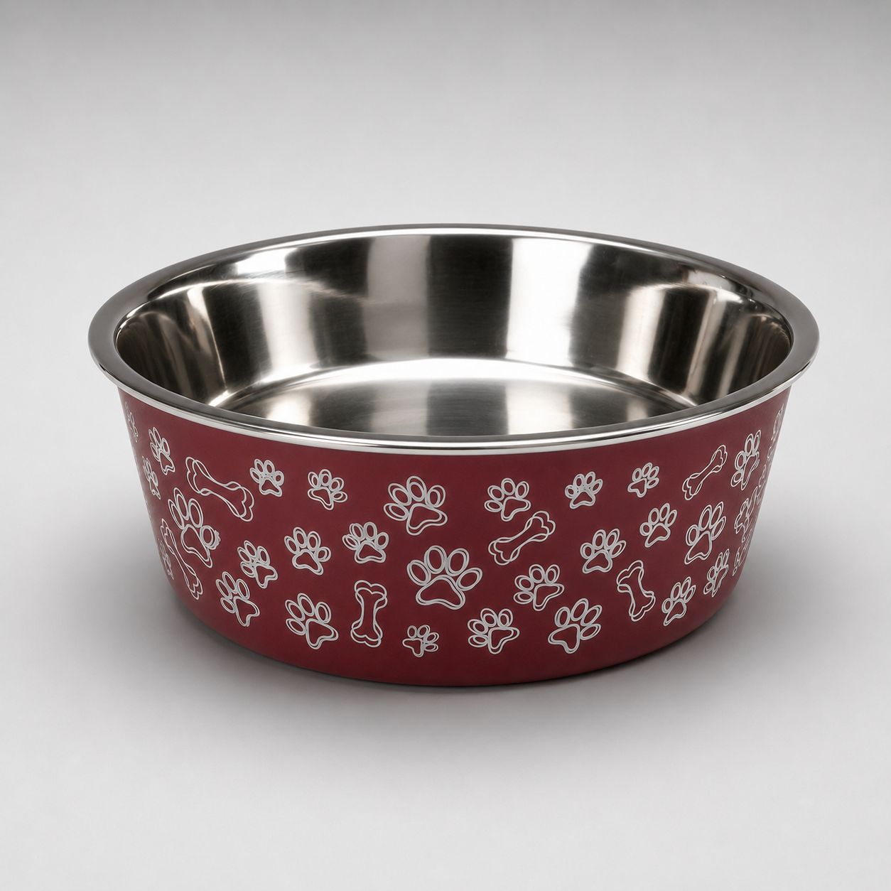 Dokitti Bonded Fusion Steel Pet Bowl- XL
