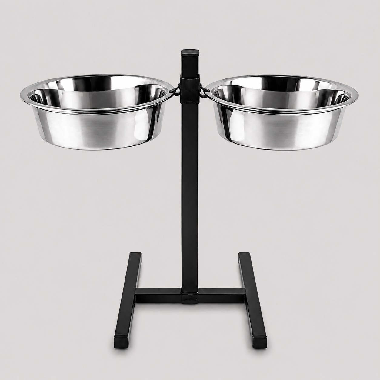Dokitti Adjustable H-Stand Dog Bowl Set