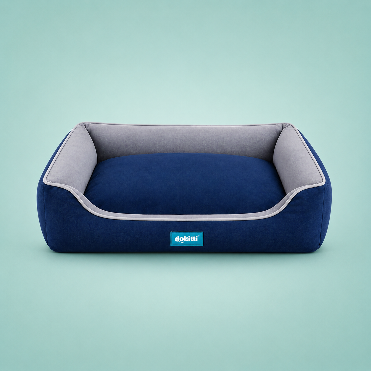 Dokitti Blue Royal Lounger Dog Bed