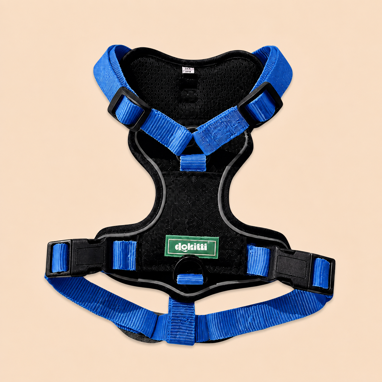 Iron-tail Dog Harness with Padding Blue