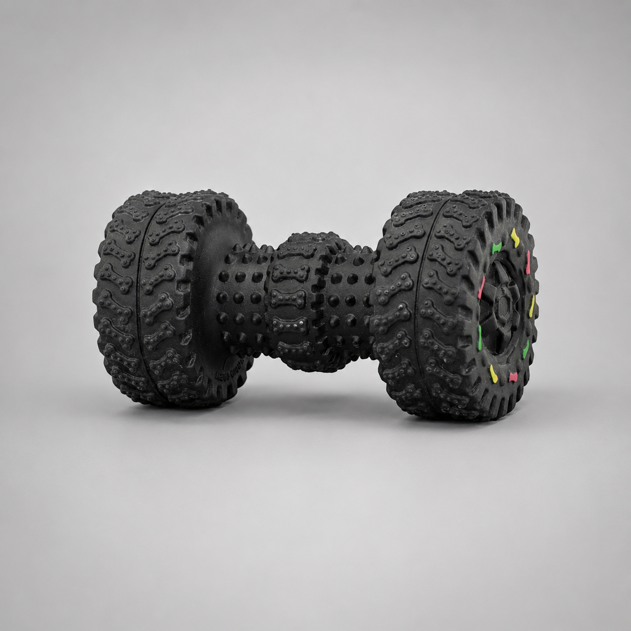 Dokitti Tire Dumbbell Dog Toy with Squeaker