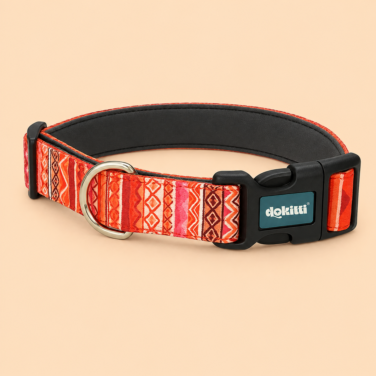 Printed Collar With Neoprene Padding(Large)