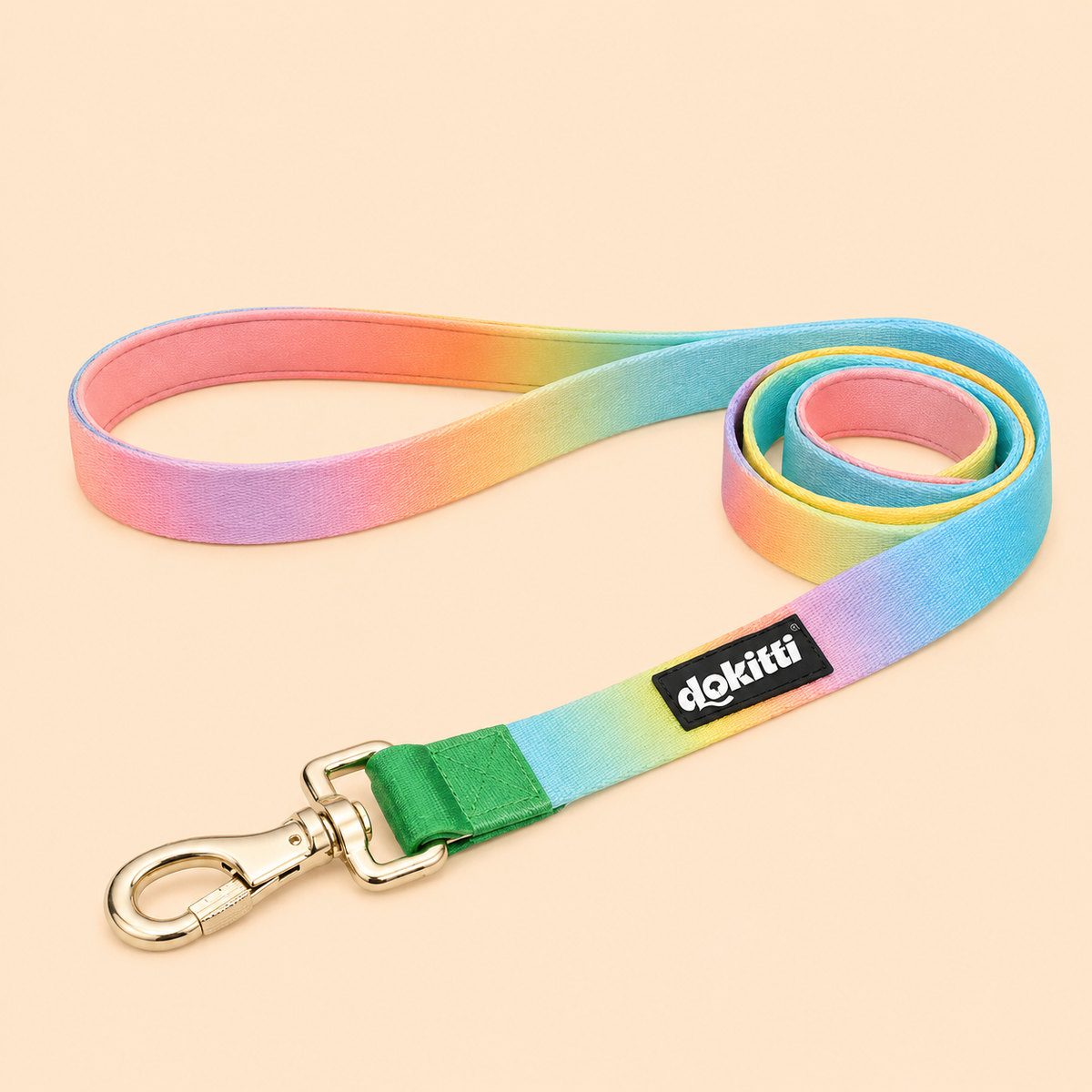 Soft Neoprene Padded Strong Leash with Carabiner Hook