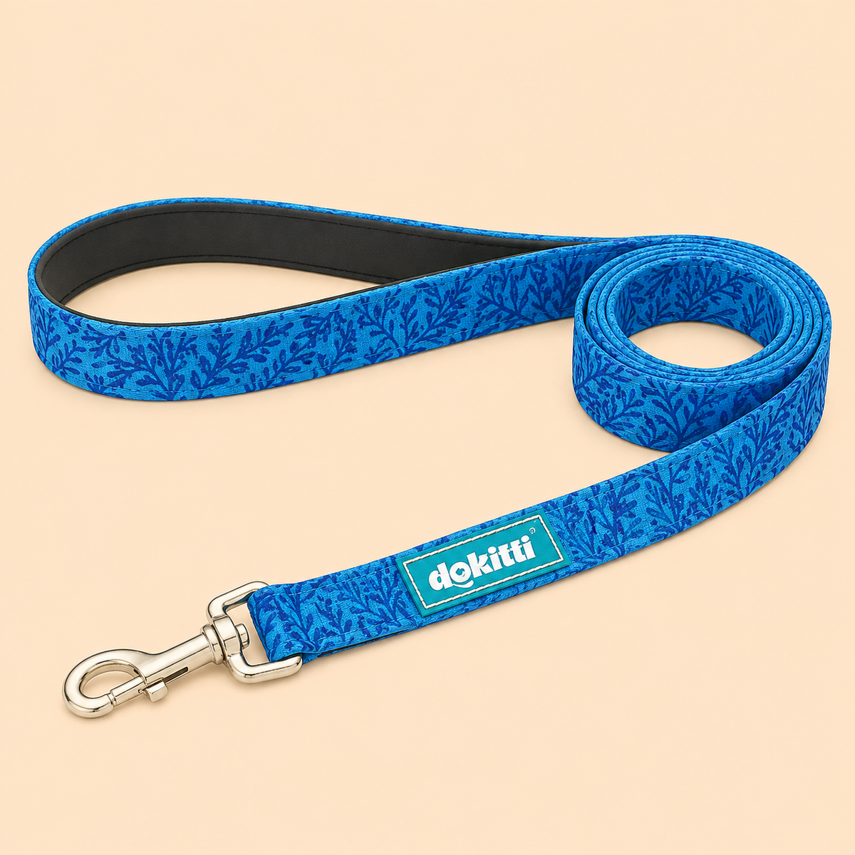 Printed Leash with Neoprene Padding(Large)