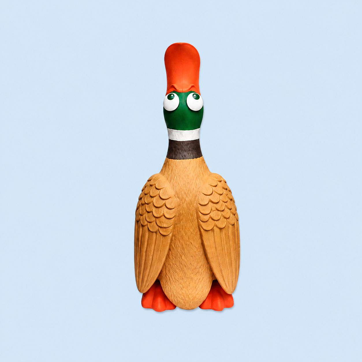 Dokitti Crazy Duck Latex Dog Toy with Squeaker