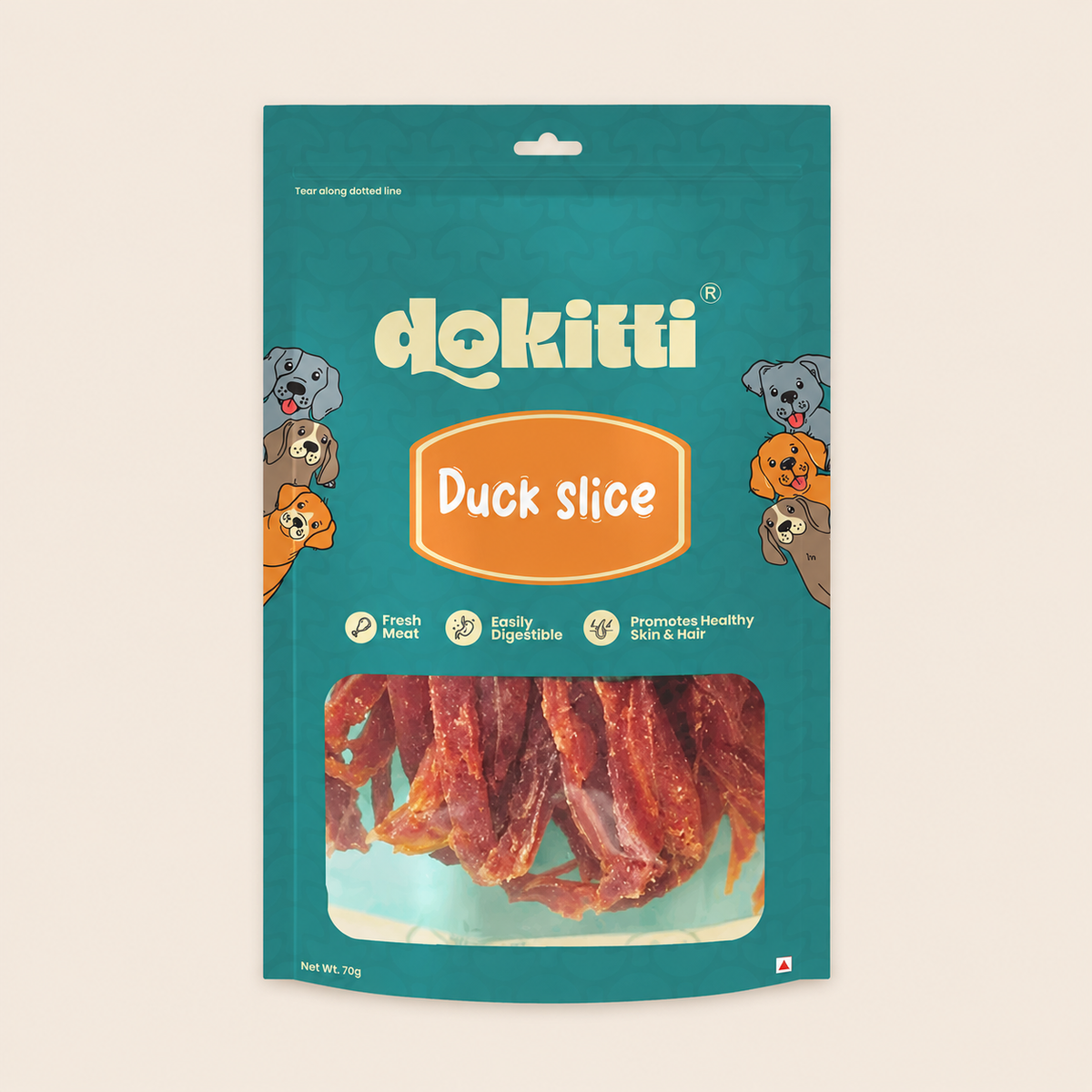 Duck Slice  Premium Duck Dog Treats 